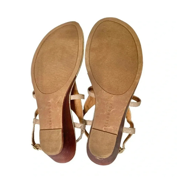 YELLOW BOX | Adorna Slingback Crystal Embellished Sandals Size 9 - Picture 10 of 10